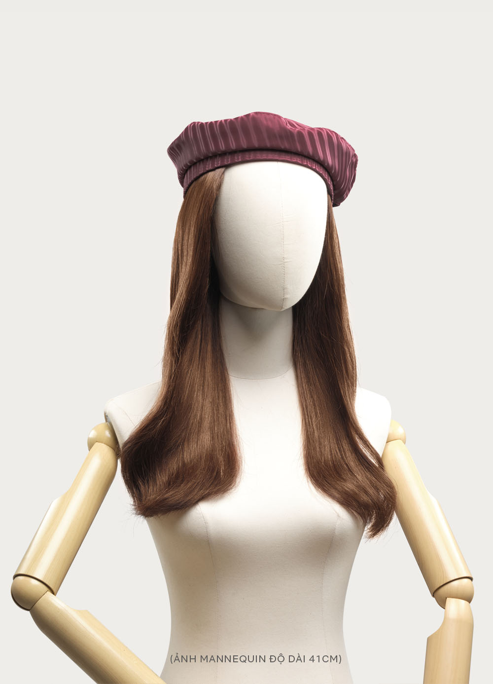 Tóc nối tại nhà Nâu Vàng 45cm (chạm eo)